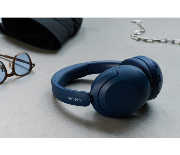 Sony WH-XB910N Niebieskie - 689877 - zdjęcie 7